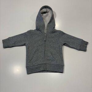 Baby’s Jumping Beans gray zip-up hoodie Size 3 months NWOT